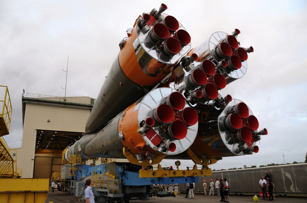 Gaian Sojuz rullaa laukaisupaikalle