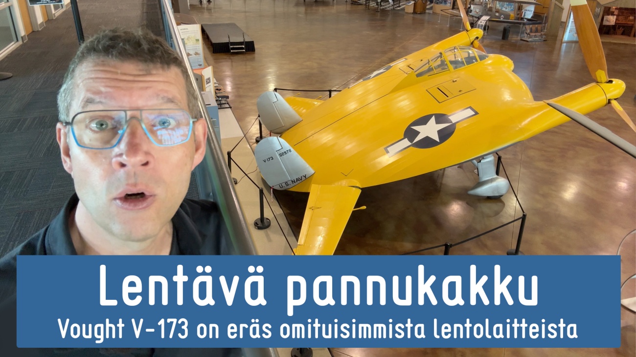 Videon otsikkokuva: Mäkinen ja "Lentävä pannukakku"