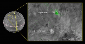 Organa, Kharon-kuun kraatteri