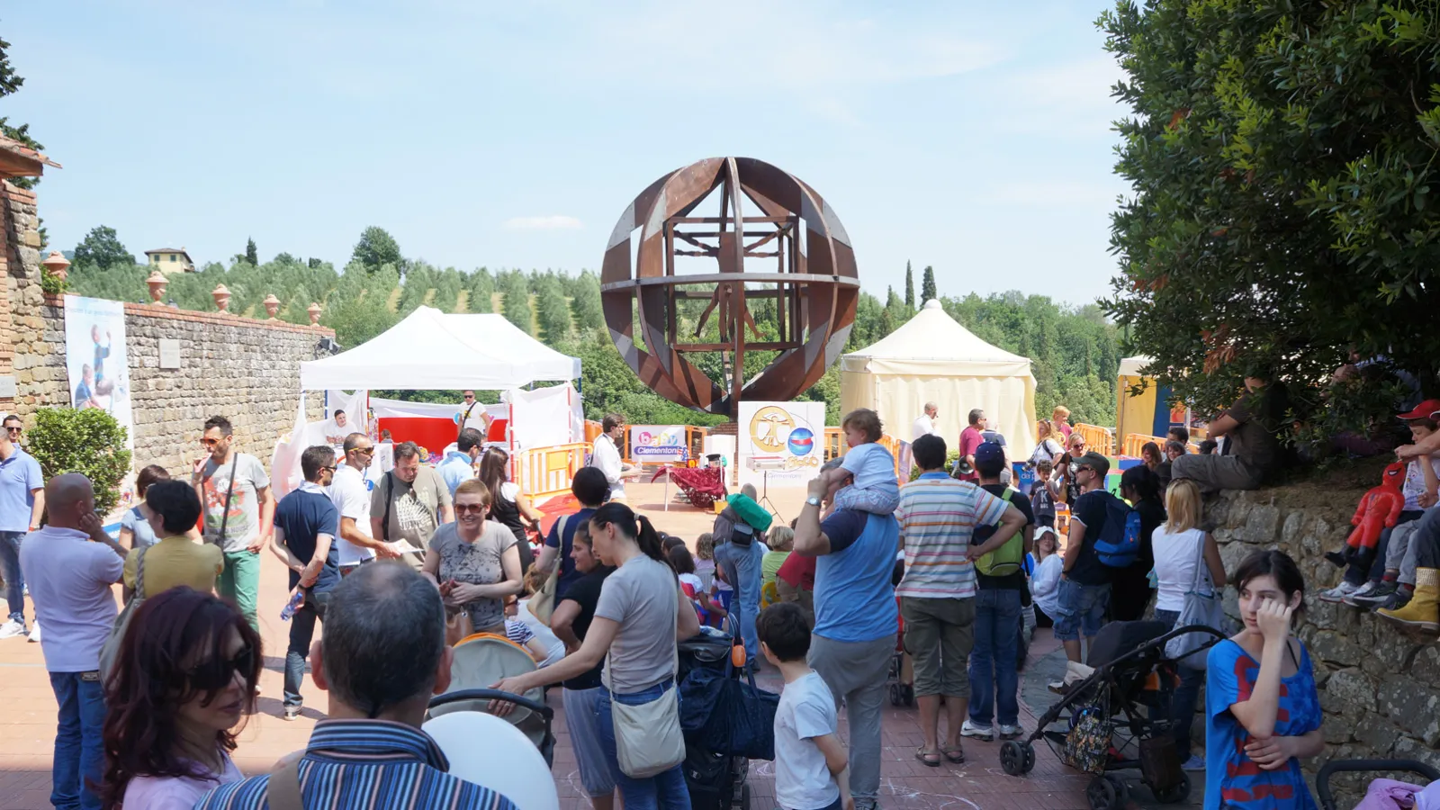 Vincin museon sisäpiha