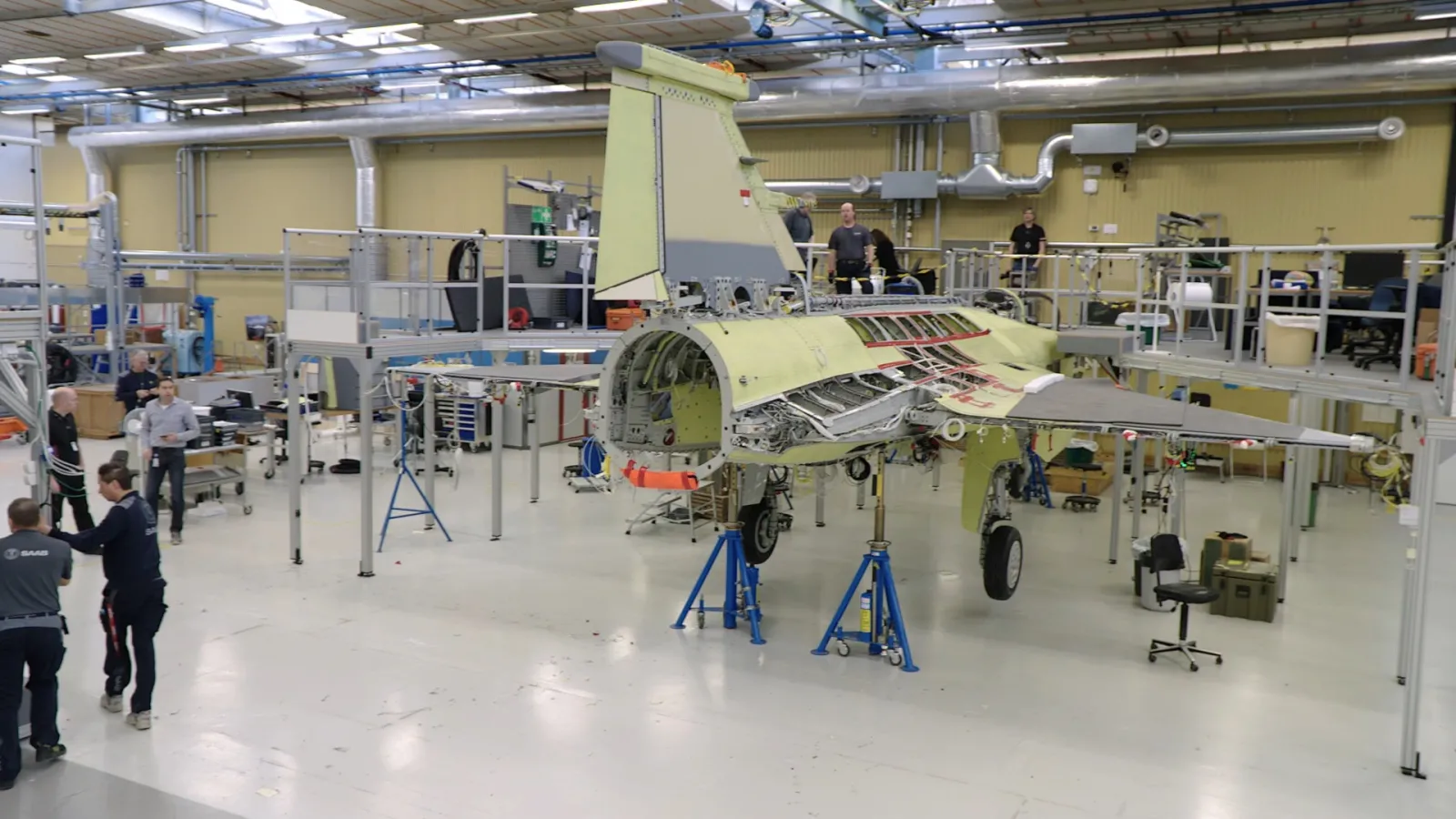 Gripen tekeillä Linköpingissä
