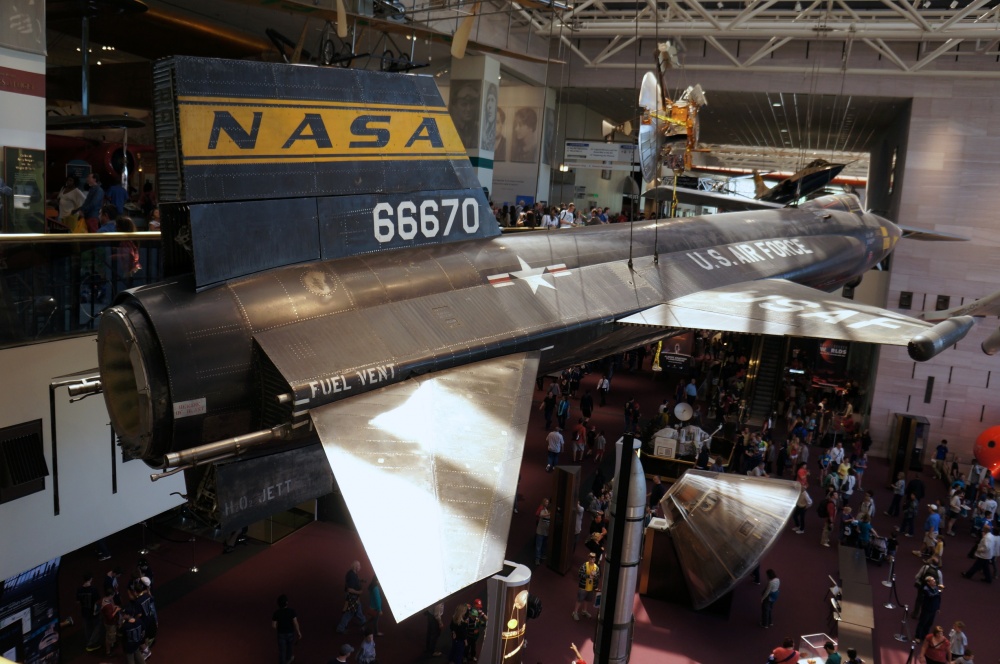 X-15 ennätyskone Washingtonin museossa