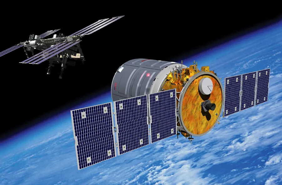 Cygnus lähestyy avaruusasemaa