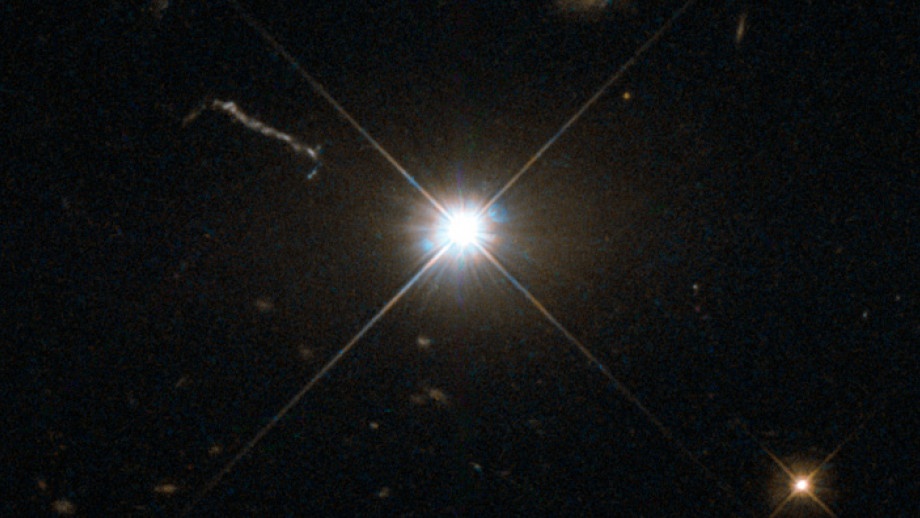 Supermassiivinen musta aukko. Kuva: Hubble (ESA/NASA)