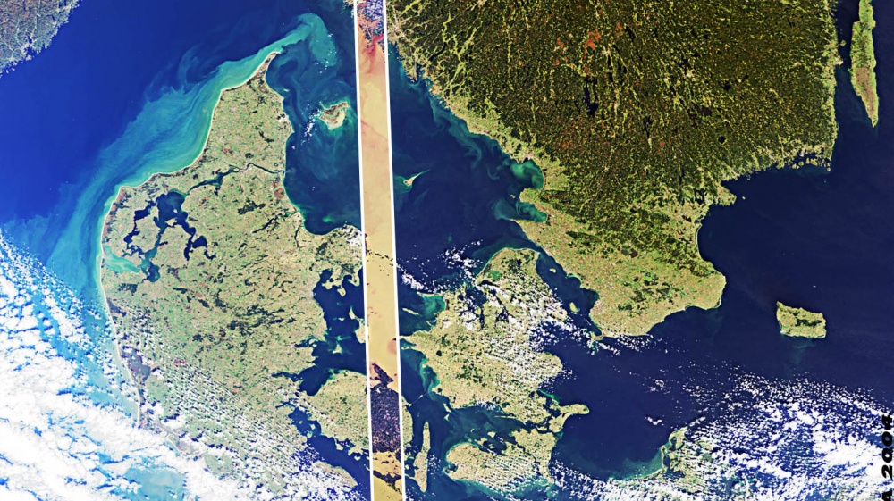 Cryosat mittasi Tanskan tulvat