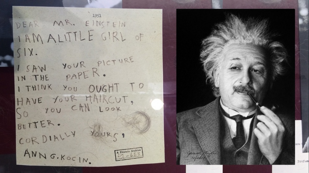 Kirje Einsteinille