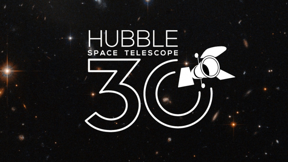 Hubble 30 vuotta -logo