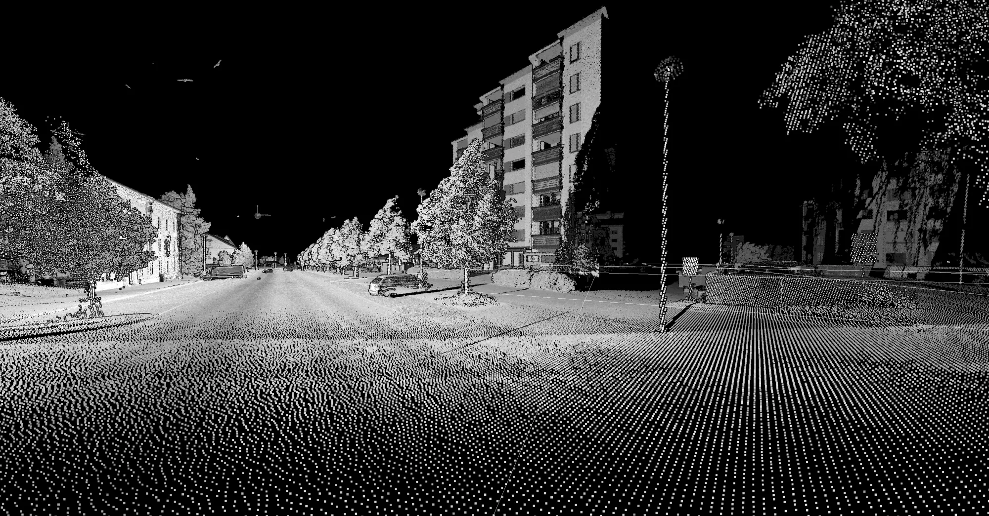 Näkymä 3D-skannattuna