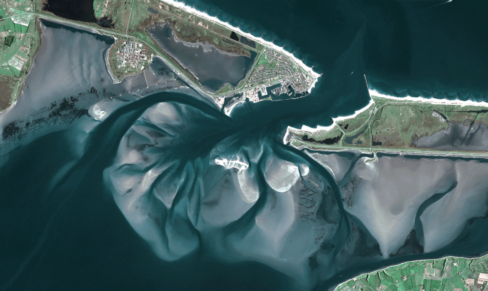 Tanskaa SPOT-4 -satelliitin kuvaaman