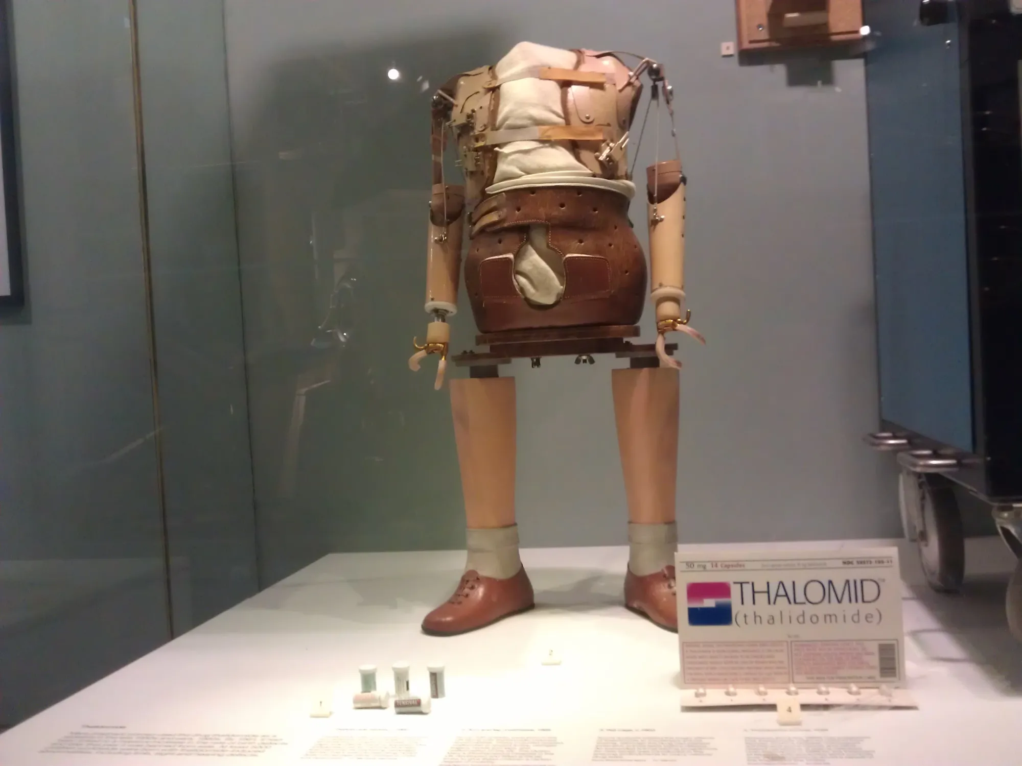 Proteeseja ja talidomidilääkkeitä Science Museumissa