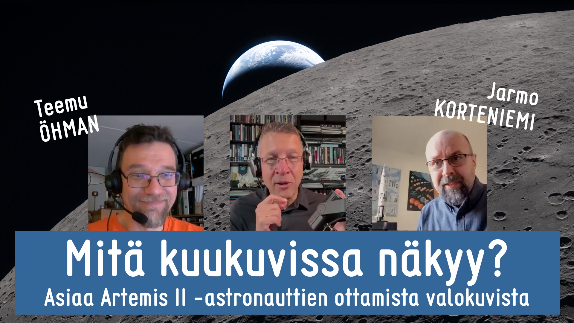 Teemu Öhman, Jari Mäkinen ja Jarmo Korteniemi