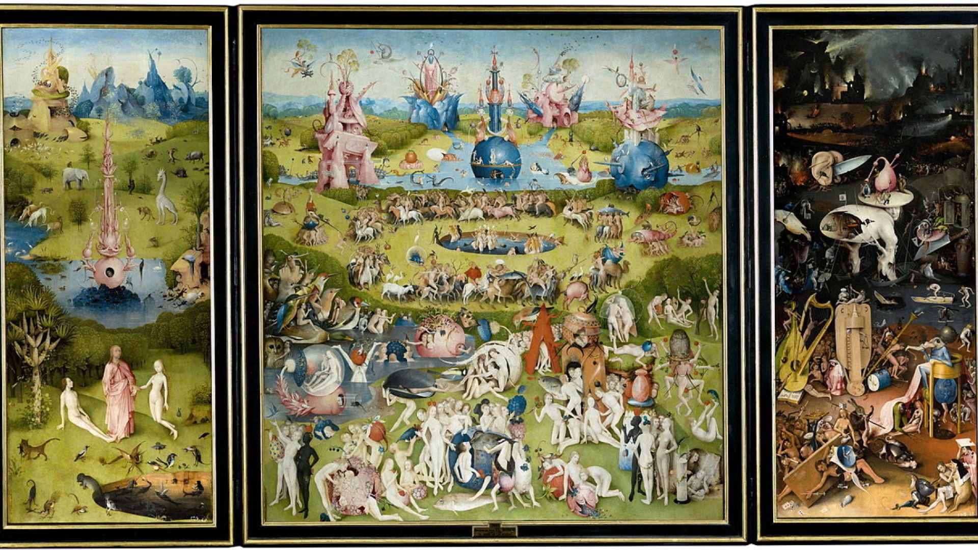 El jardin de las delicias de el Bosco