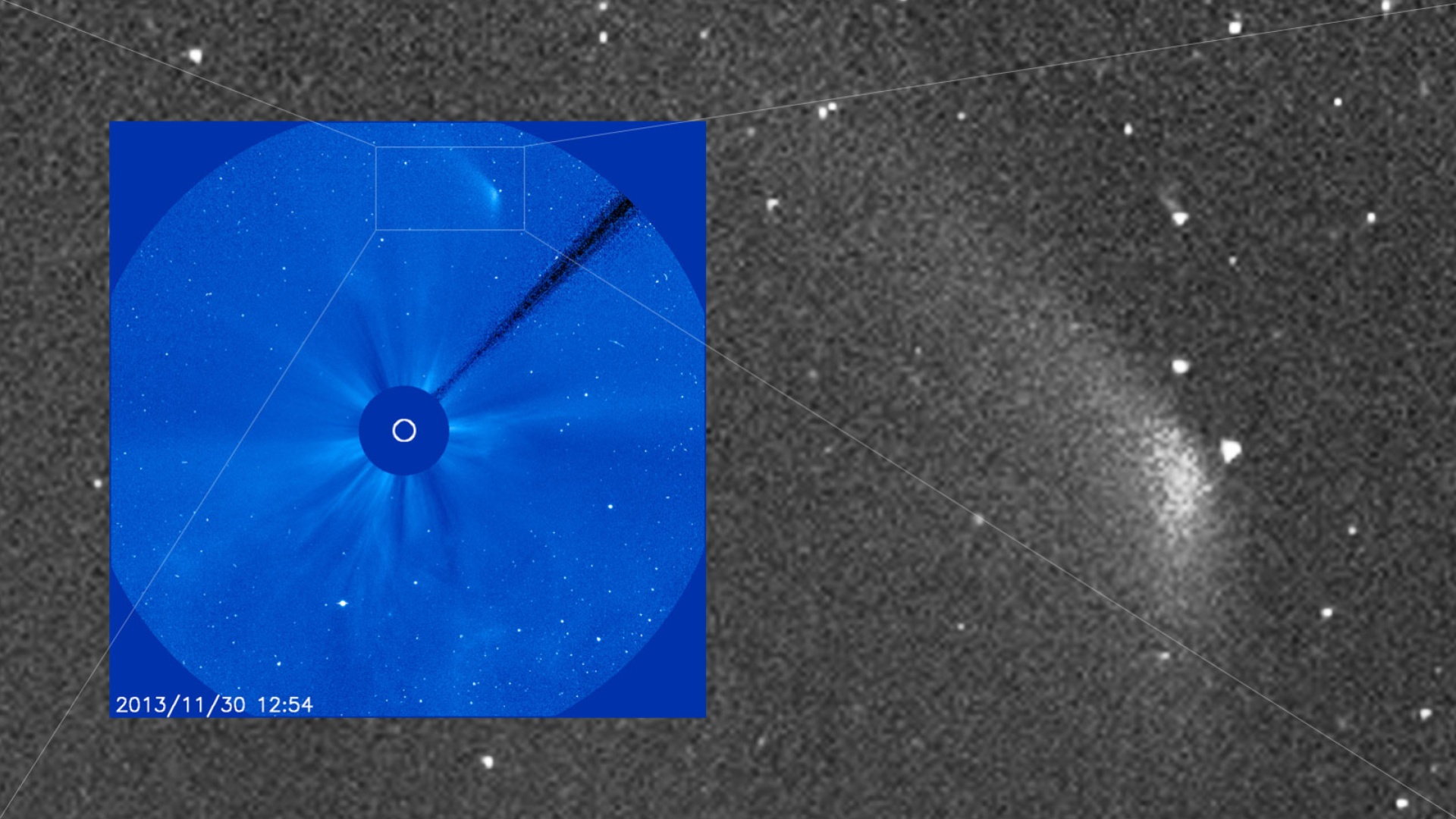 ISON lauantaina 30.11. iltapäivällä