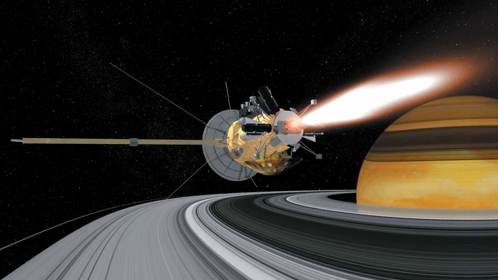 Cassini saapuu Saturnukseen