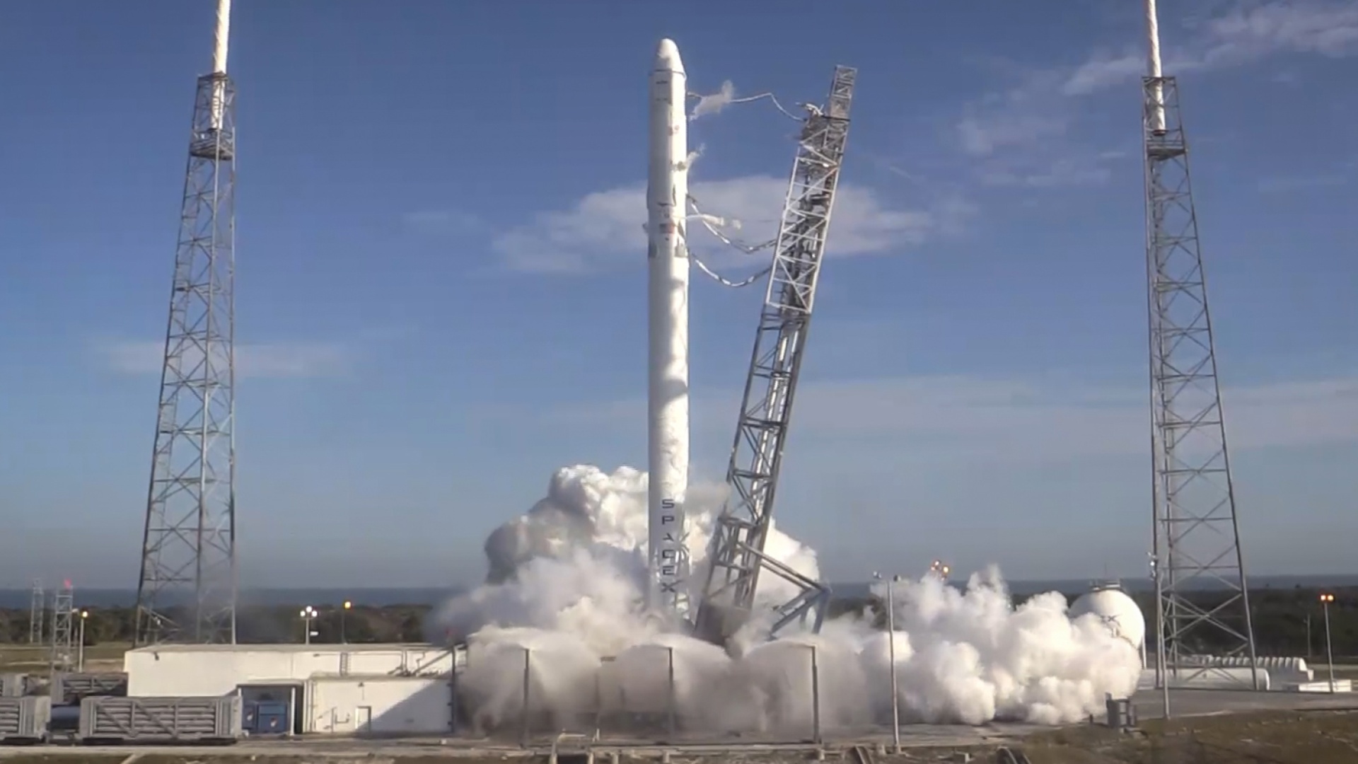 Falcon 9 static fire test