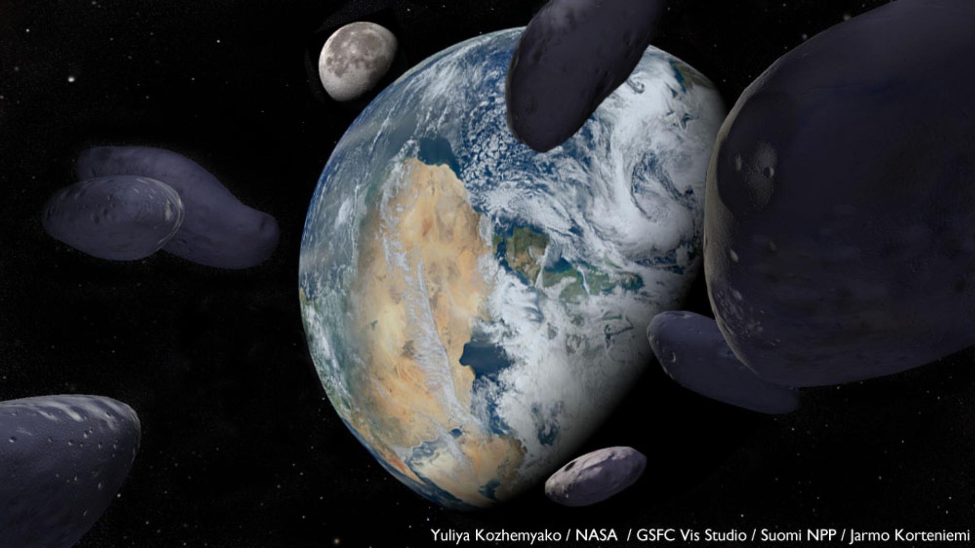 Kuva: Yuliya Kozhemyako / NASA  / GSFC Vis Studio / Suomi NPP / Jarmo Korteniemi
