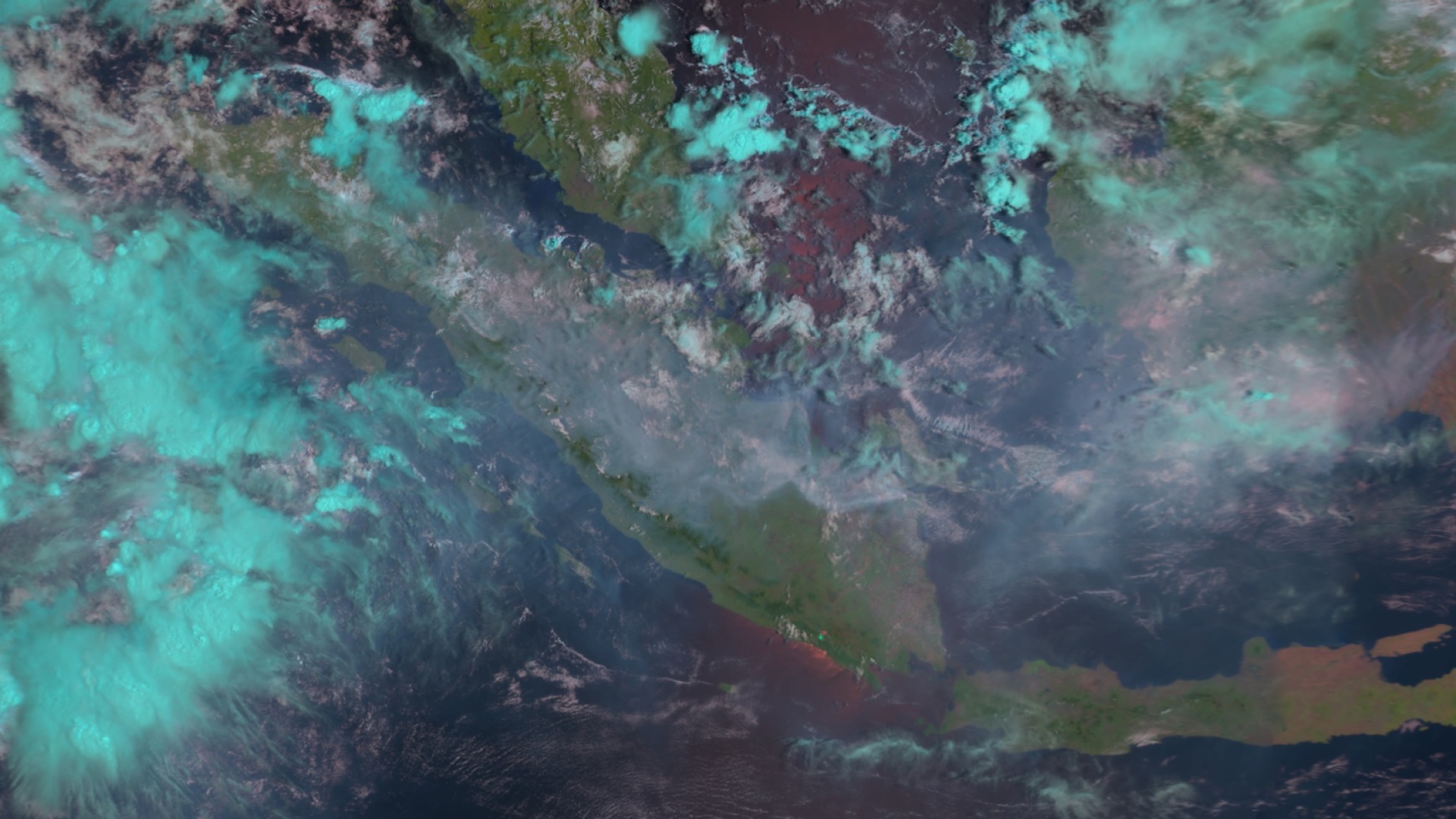 Metop-A:n kuvassa näkyy savua