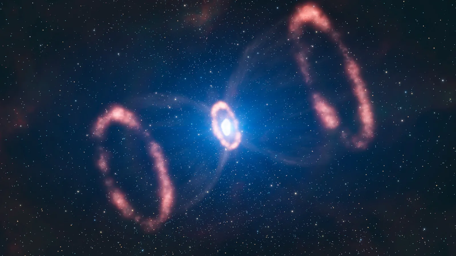 Ainerinkulat supernovan ympärillä