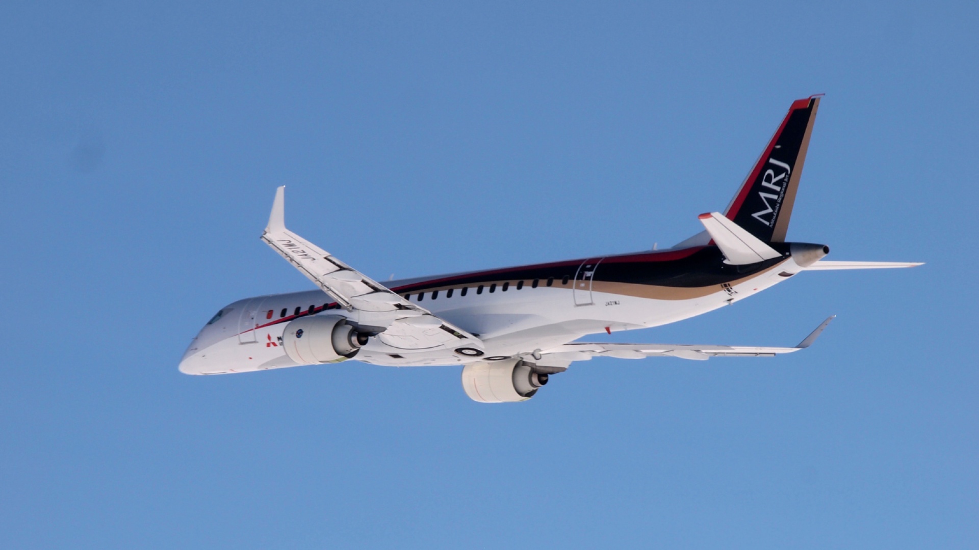 Mitsubishi MRJ lennossa