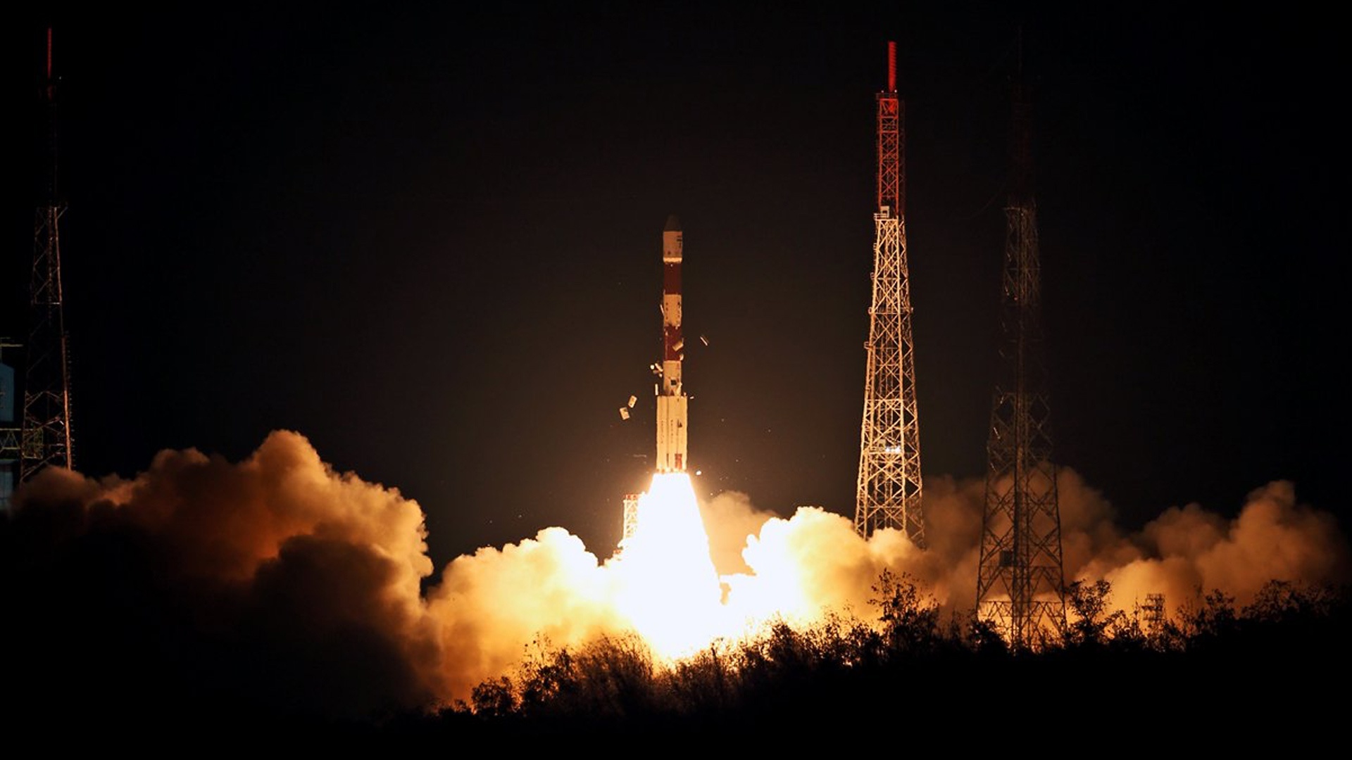 PSLV-C41:n laukaisu. Kuva:ISRO