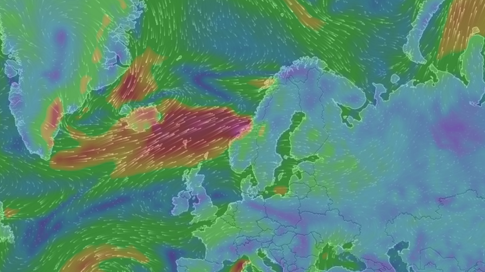 Kuvakaappaus tuulikartastosta