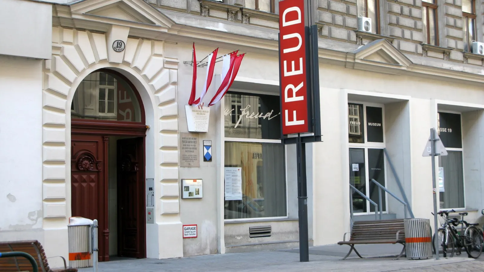 Freud-museon sisäänkäynti