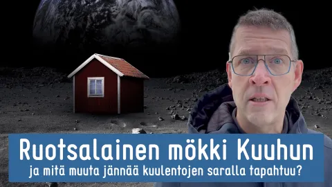 Videon otsikkokuva: ruotsalaisten kuumökki ja Jari Mäkinen