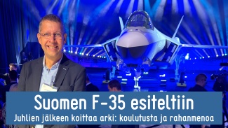 Jari Mäkinen ja F-35