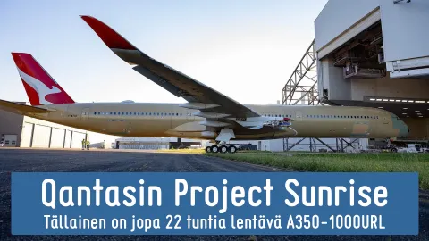 Videon otsikkokuva, missä Airbus A350-1000ULR
