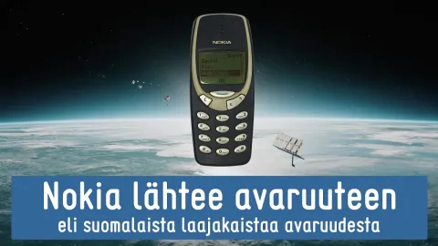 Videon otsikkokuva: Kohta tulee suomalaista laajakaistaa avaruudesta – ICEYE ja Nokia yhteistyöhön