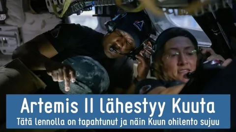 Videon otsikkokuva: Artemis II lähestyy Kuuta – tätä lennolla on tapahtunut ja näin Kuun ohilento sujuu