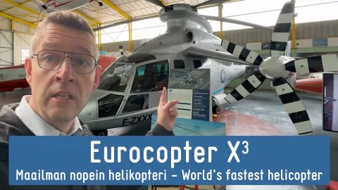 Videon otsikkokuva: Eurocopter X3 – maailman nopein helikopteri