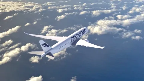 A350 lennossa