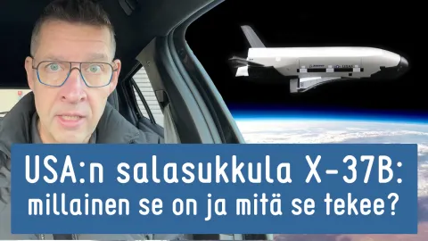 X-37b -videon otsikkokuva