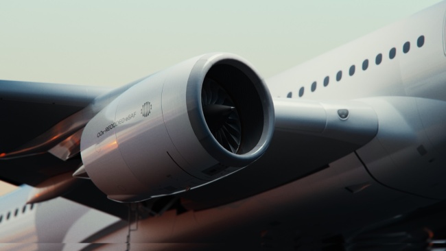 Lentokoneen moottori